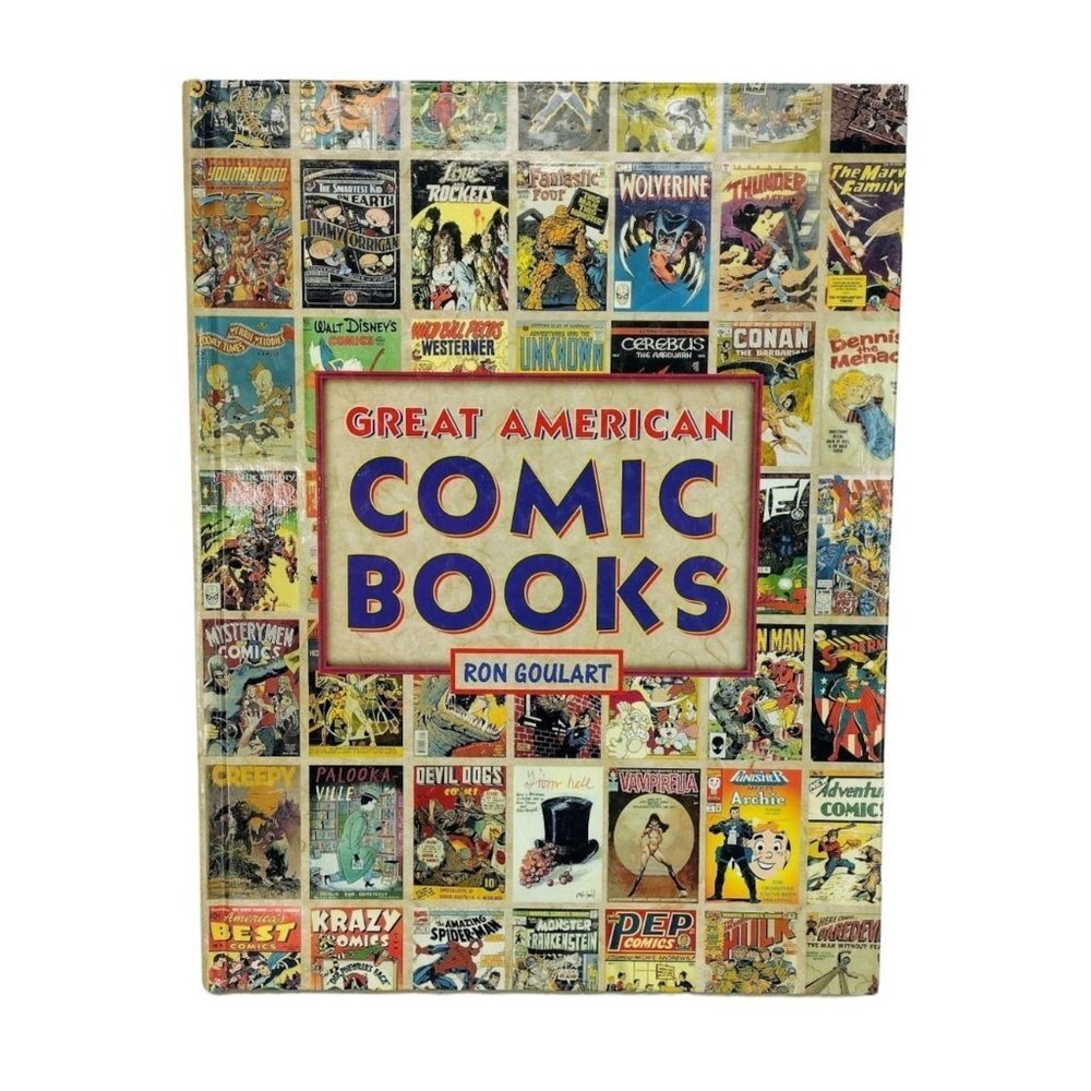 2001 Great American Comic Books by Ron Goulart HC/DJ VF/FN+/Fisherman Co…